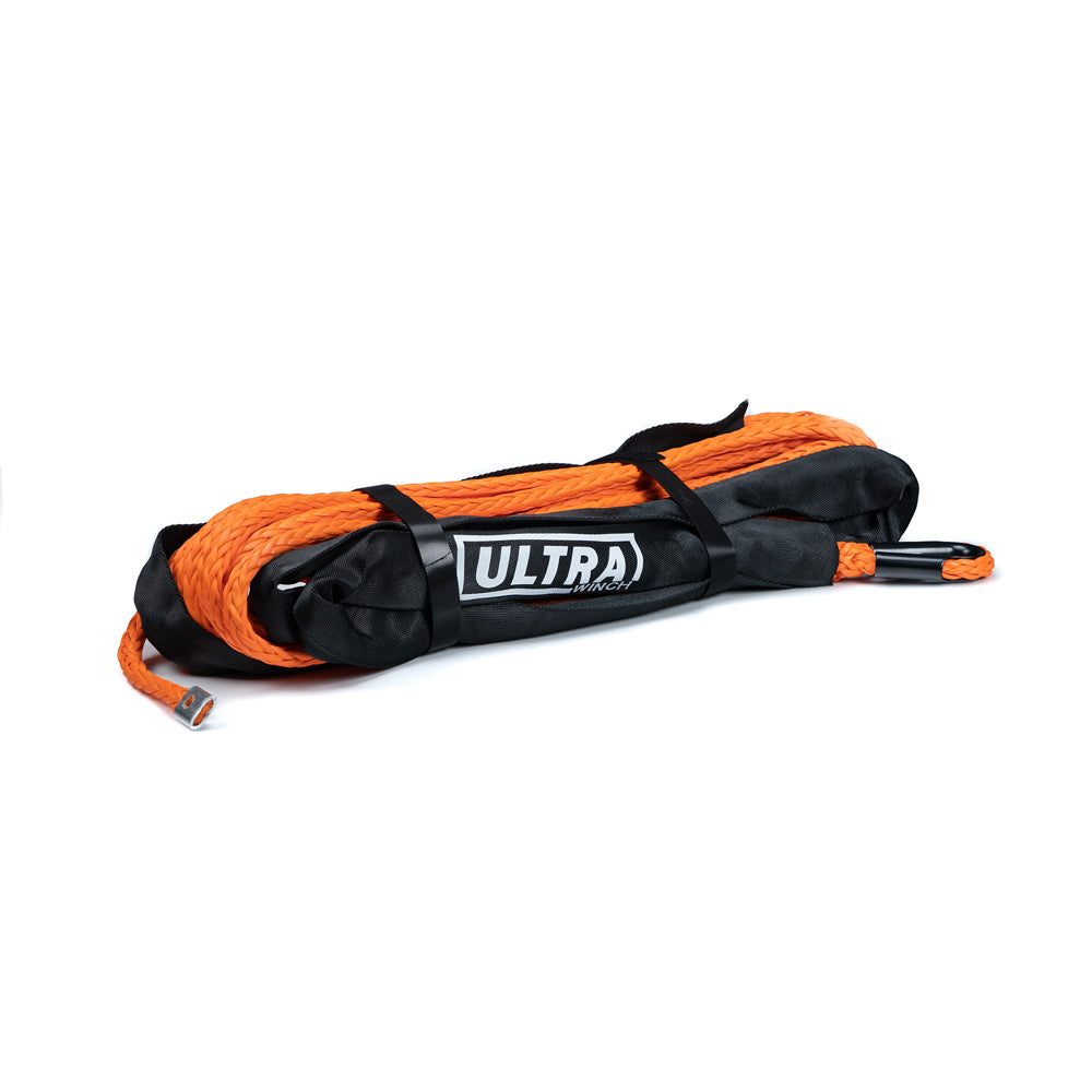 25 Metre Winch Rope Replacement Solid Eyelet Ultra Winch