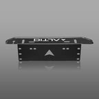 Black Number Plate Light Bar Bracket - Universal Fit