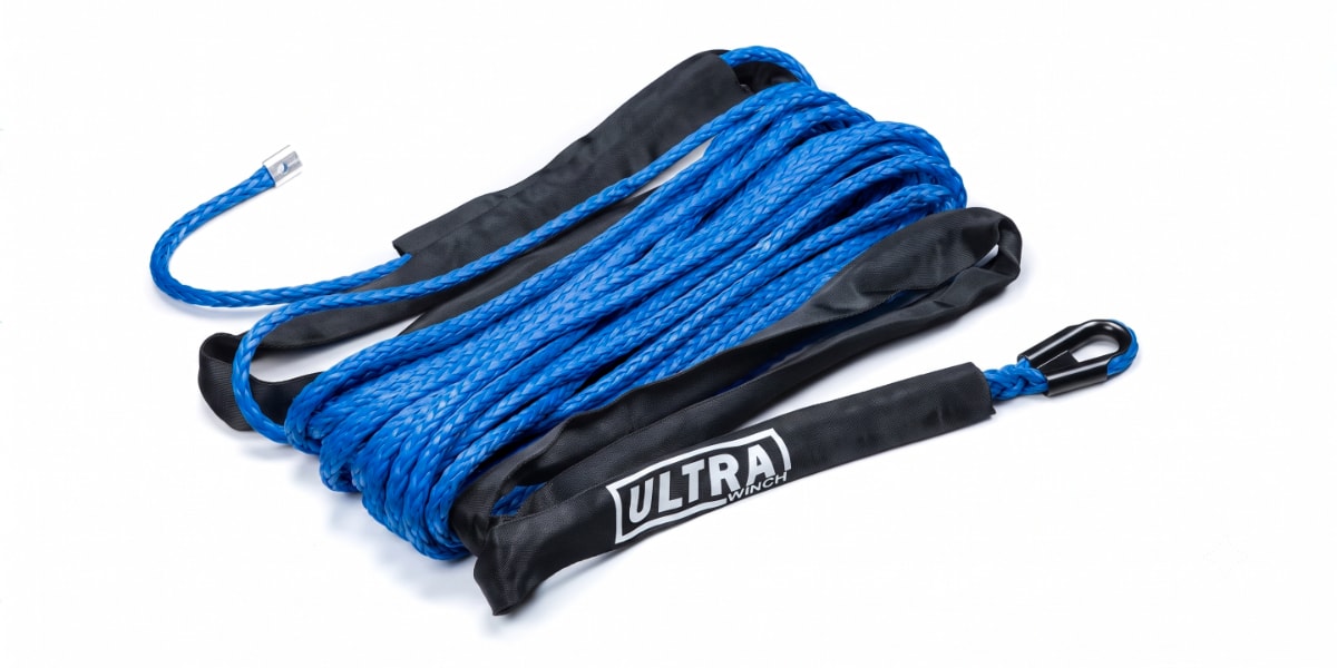 25 Metre Winch Rope Replacement - Solid Eyelet
